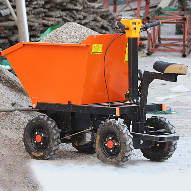 Heavy Duty Electric Mini Dumper Engineering 4 Wheel Diesel Dump Truck