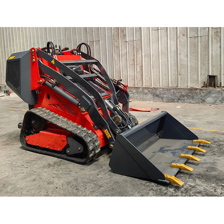 Hot Online Sales Mini Skid Steer Loader With Track Electric Mini Skid Steer Loader For Sale