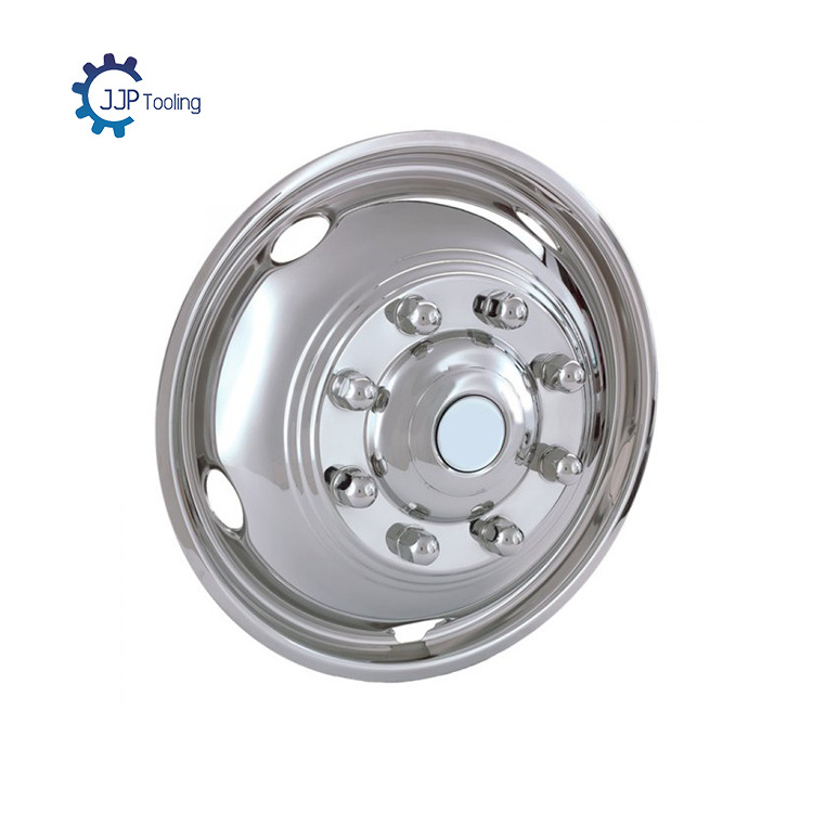 16'' Inch Universal Wheel Cover Stainless Steel Wheelcap Used For Coaster Bus Wheel Hub Cover