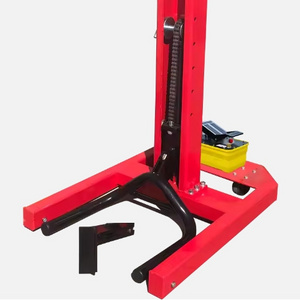 3000LB Portable Single Post Car Lift One Cylinder Hydraulic Lift One Column 1 Post Vehicle Lifter Car Lifting Equipment