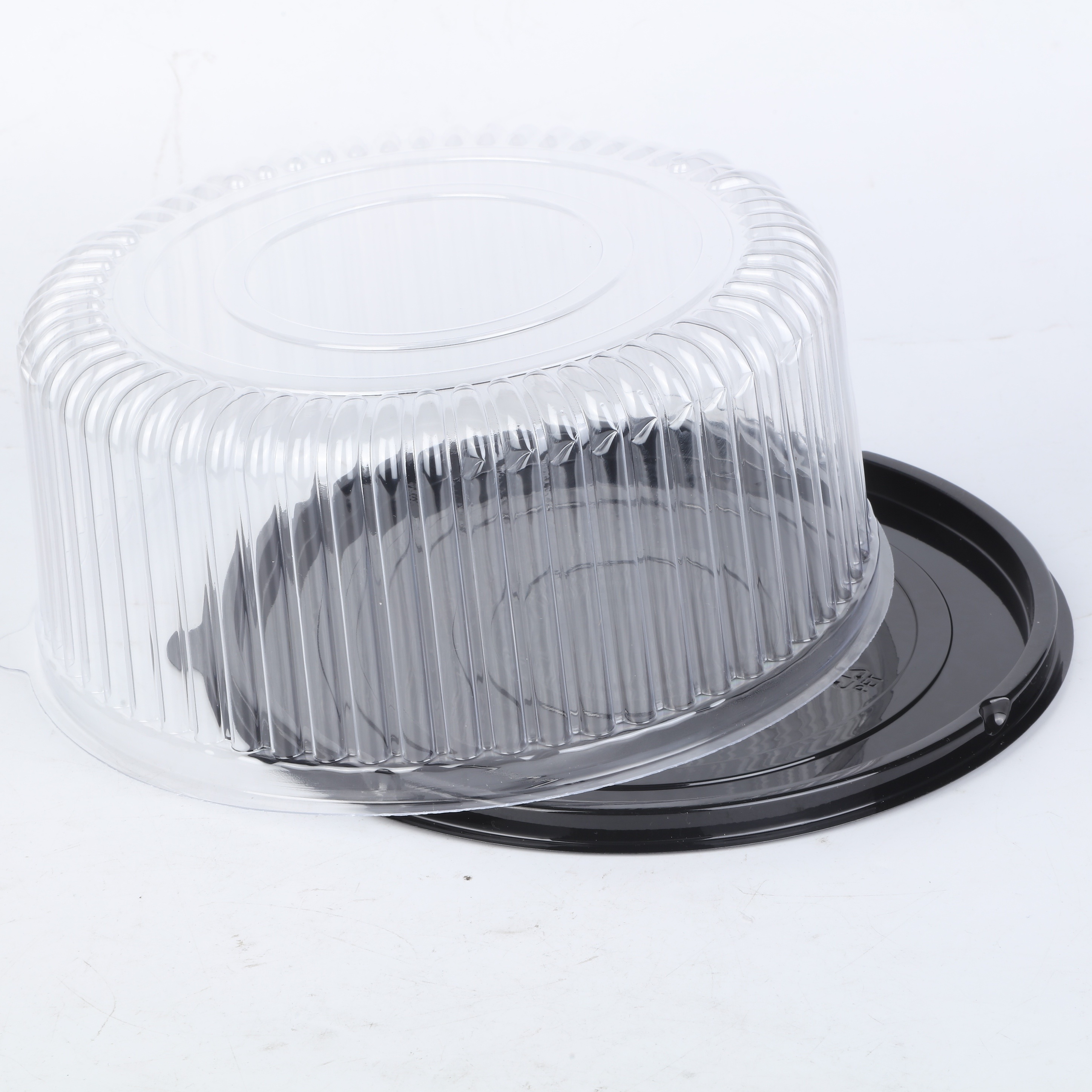 6 8 10 12 inch recyclable Clear tall cake rectangle packaging box with lid Plastic wedding Cake Box for cakes packing