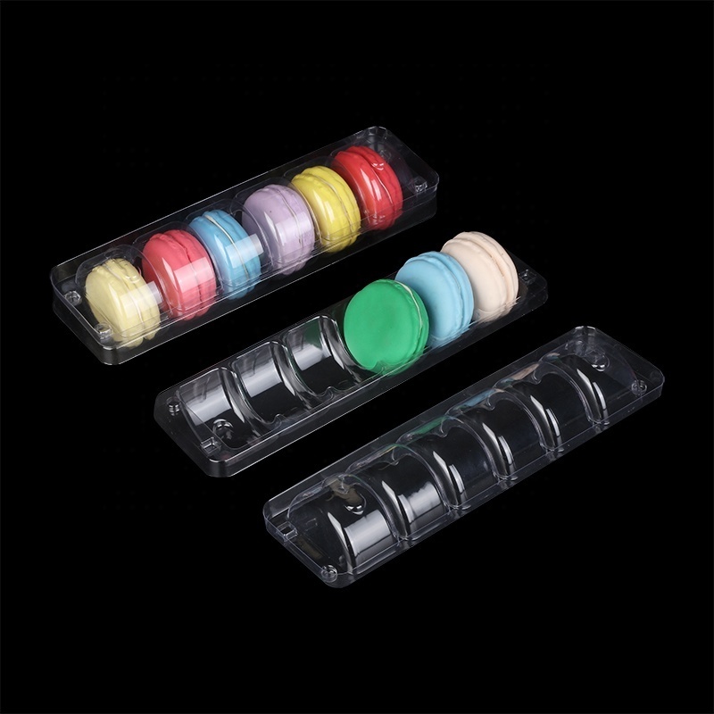 Macaron Insert Blister Tray Egg Trays Free Samples Clear Plastic Food PET Plastic Transparent Plastic Packaging