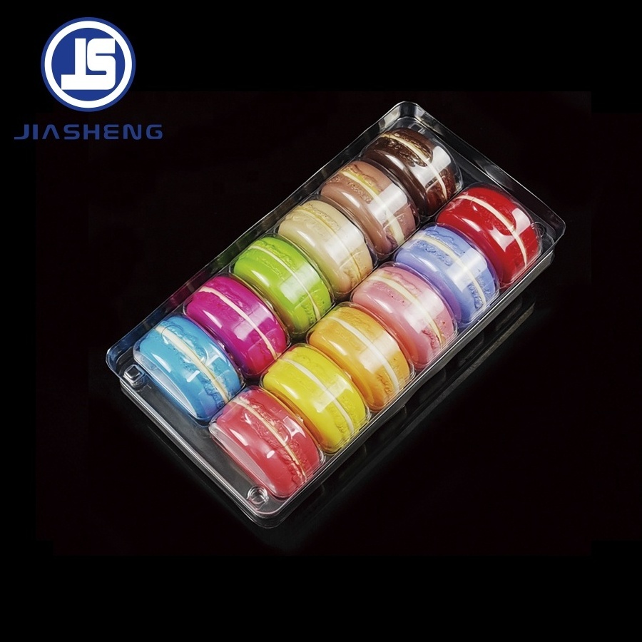 Macaron Insert Blister Tray Egg Trays Free Samples Clear Plastic Food PET Plastic Transparent Plastic Packaging