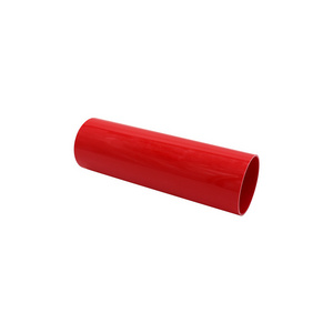 Custom Plastic Tube Rigid Pipe Red Oval PVC Pipe For Traffic Warning Manufacturers Pvc