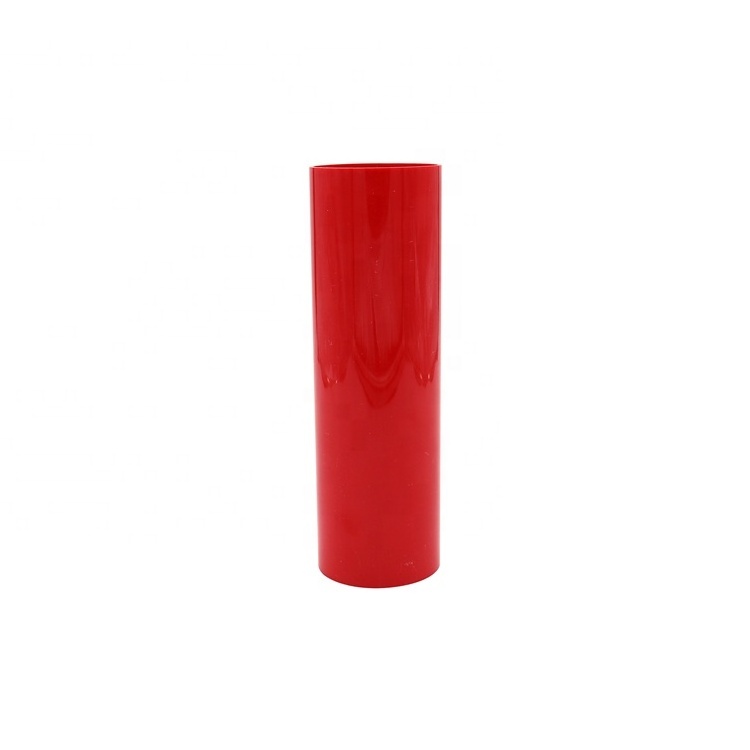 High Quality Custom Plastic Tube Pipe Red Oval Factory Supply Pvc Water Pipe