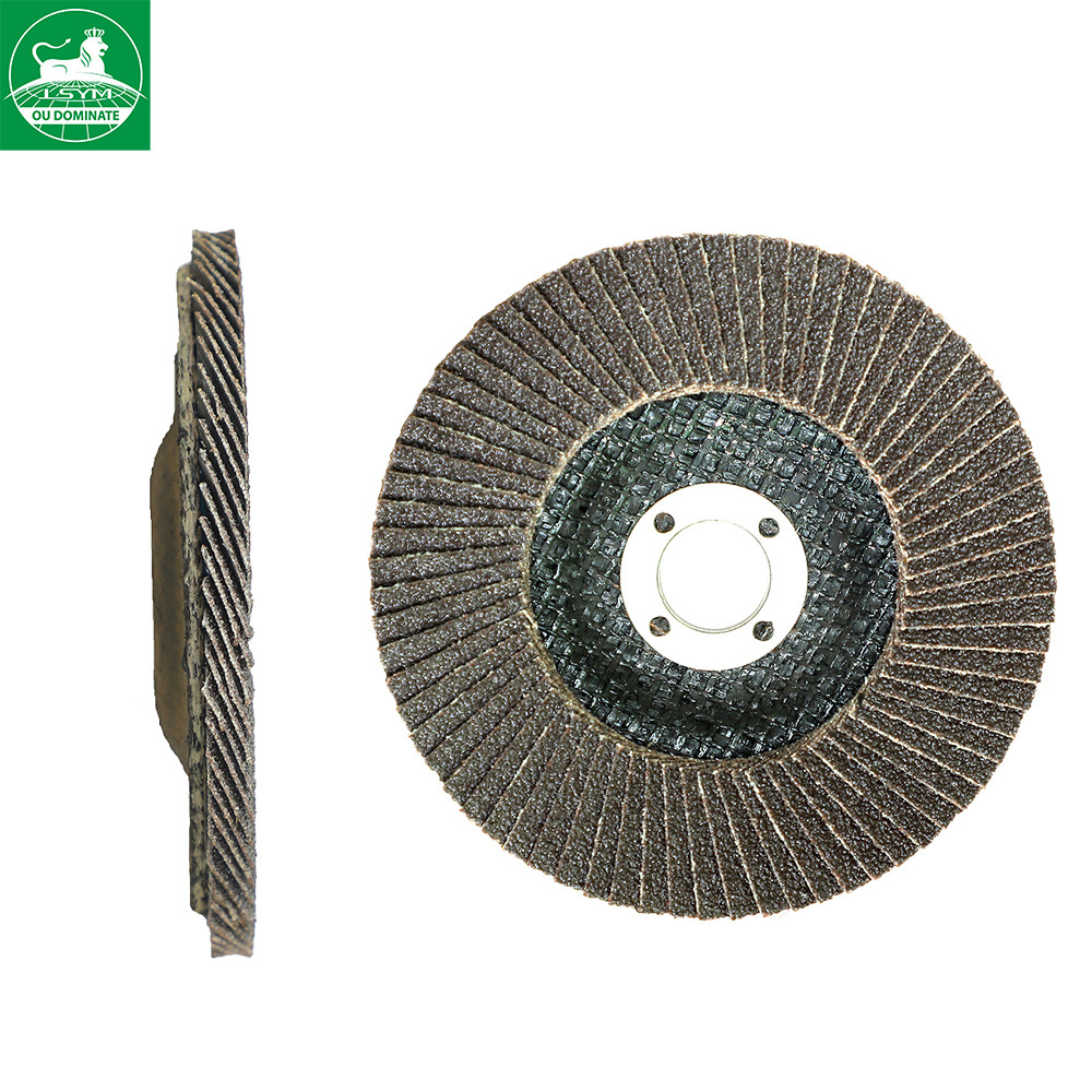 Sharpness And Durability Polishing 100MM 4inch Flap Disc brown calcined Grit 80 Grinding Flap Wheel Abrasives disco flap