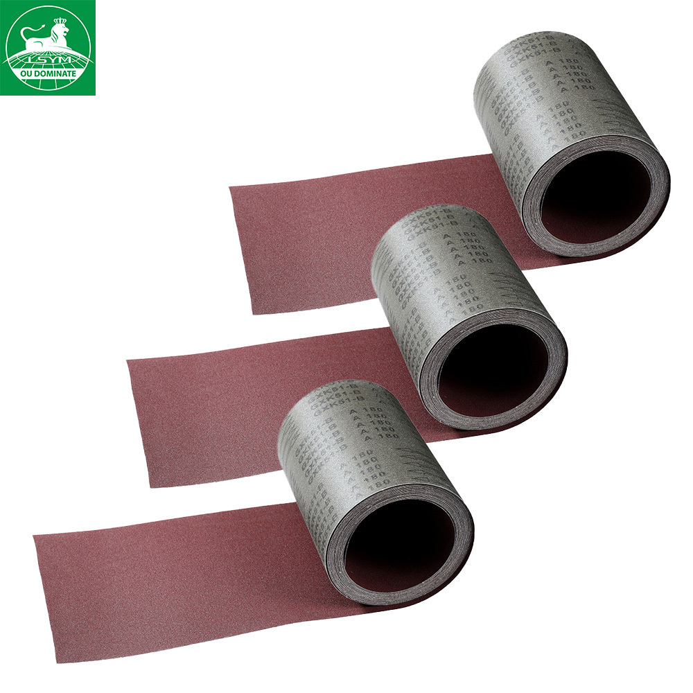 1.4m*100m GXK51-B Aluminum Oxide Abrasive Emery sanding Cloth roll for grinding wood and metal