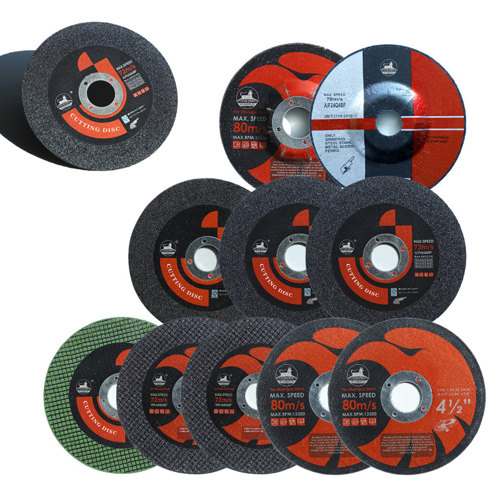 Black Cut Off Wheels 4 1/2 Inch 125mm Resin Bonded Hardware Metal Stainless Steel thinning Cutting Wheel Cutting Disc