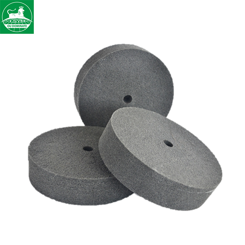 Wholesale Hot Sale Nylon Fiber And Silicon Carbide Non Woven Polishing Wheel For Stainless Steel Polishing