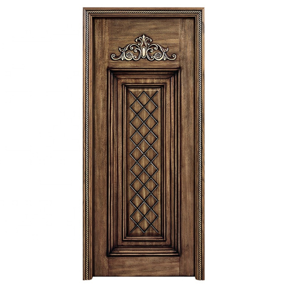 CASEN Rustic looking knotty pine wood entry door