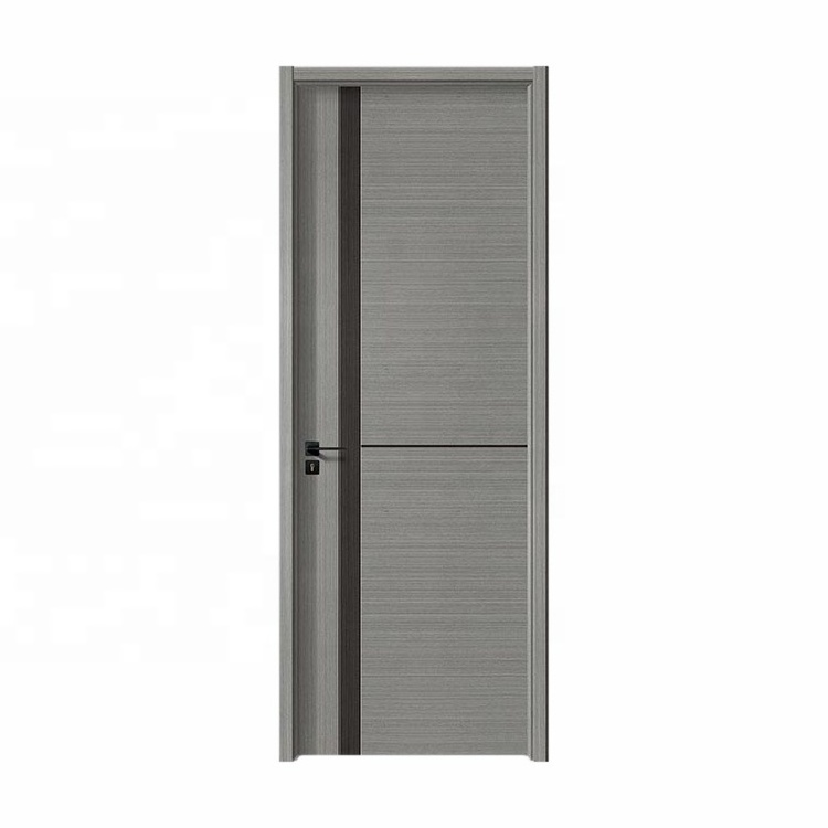 CASEN Factory direct sales soundproof doors modern design interior solid wooden door for houses bathroom bedroom