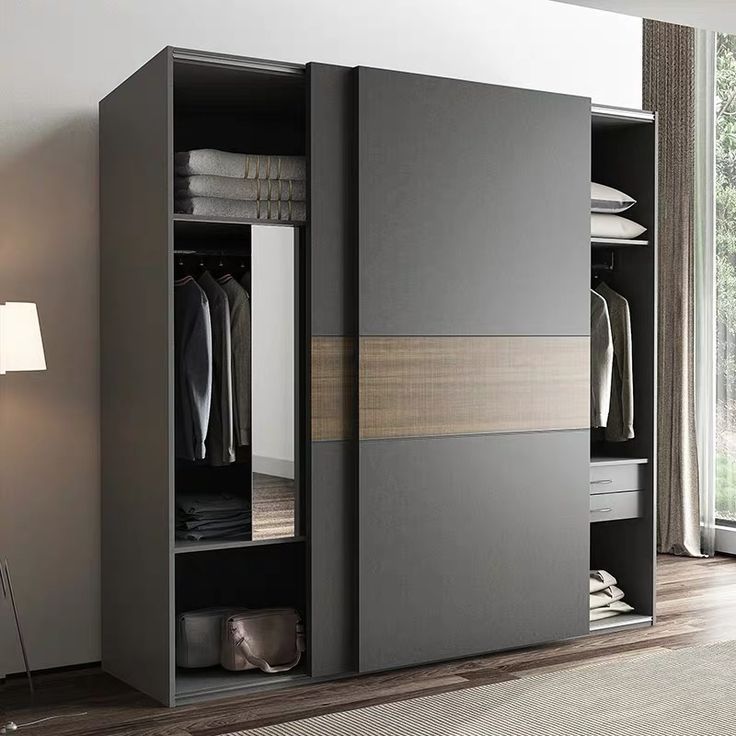 Casen Custom fully modern Bedroom Cabinet wooden Closet luxury bedroom Closet Solid Wood luxury closet