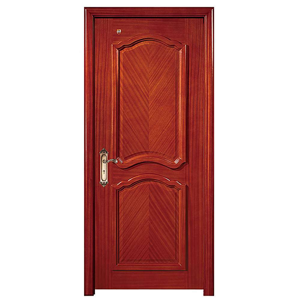 CASEN Competitive Price New Design Interior Modern Security Solid wooden Door For Houses Apartment Bedroom