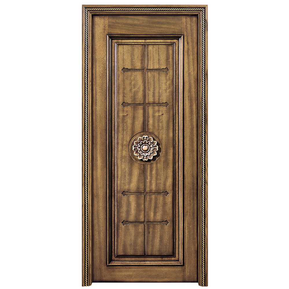 CASEN Rustic looking knotty pine wood entry door