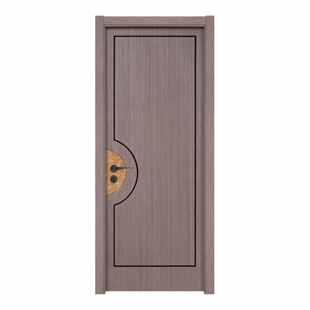 CASEN Factory direct sales soundproof doors modern design interior solid wooden door for houses bathroom bedroom