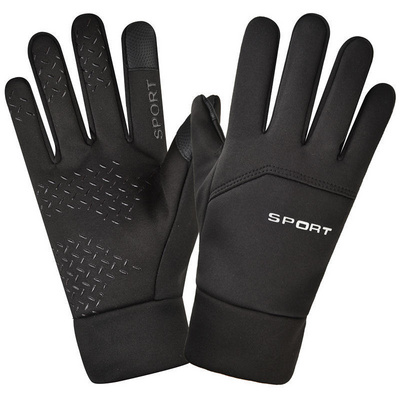 warm gloves Winter touch screen ski gloves men's and women waterproof motorcycle electric bike riding gloves