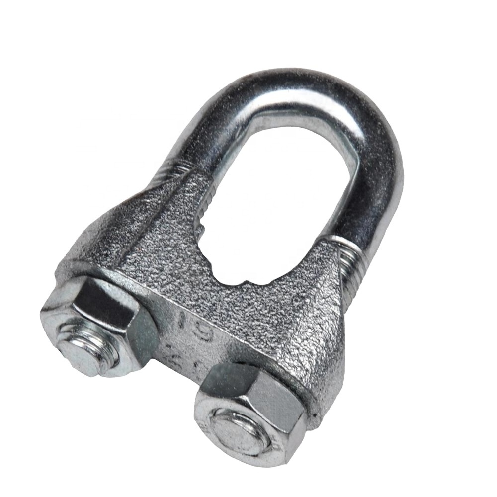 malleable cast stainless steel 304/316 simplex duplex oval U.S. Type chain EN13411-5 DIN741 Wire Rope Clip