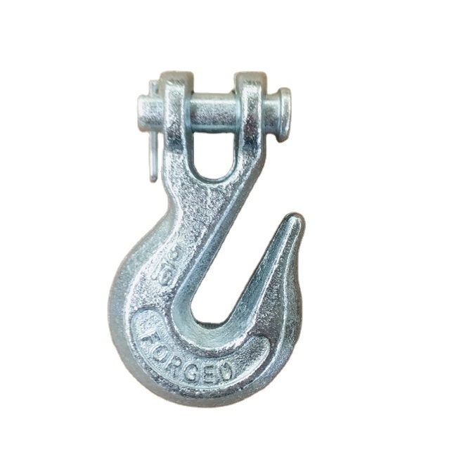 A-330 H-330 Galvanized Drop Forged Alloy Steel US Type Chain Lifting Clevis Grab Hook