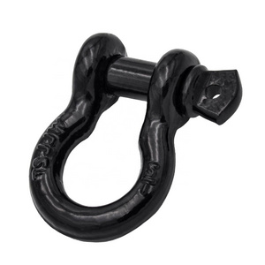 High Quality hardware products  d bow shackle fob key ring spring double  g209  hitch shackle