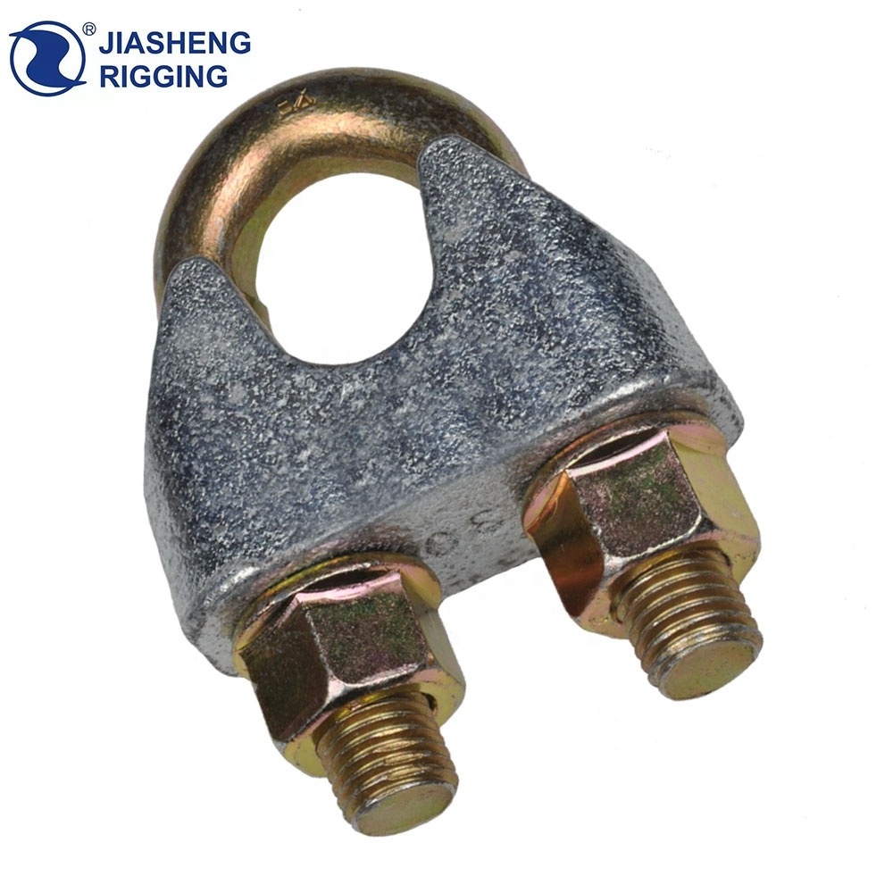 malleable cast stainless steel 304/316 simplex duplex oval U.S. Type chain EN13411-5 DIN741 Wire Rope Clip