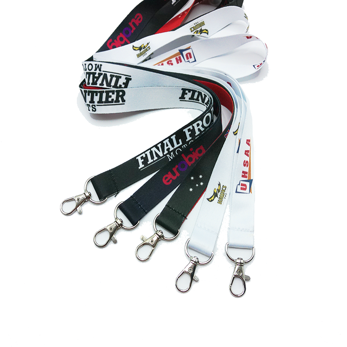 Best selling polyester wrist strap lanyard short keychain Shoulder strap  With Logo Printed Lanyard