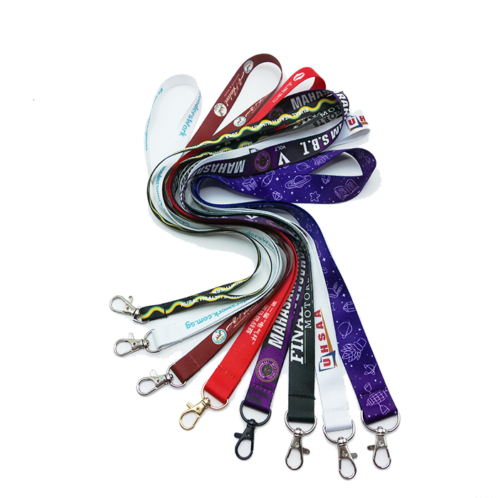 Best selling polyester wrist strap lanyard short keychain Shoulder strap  With Logo Printed Lanyard