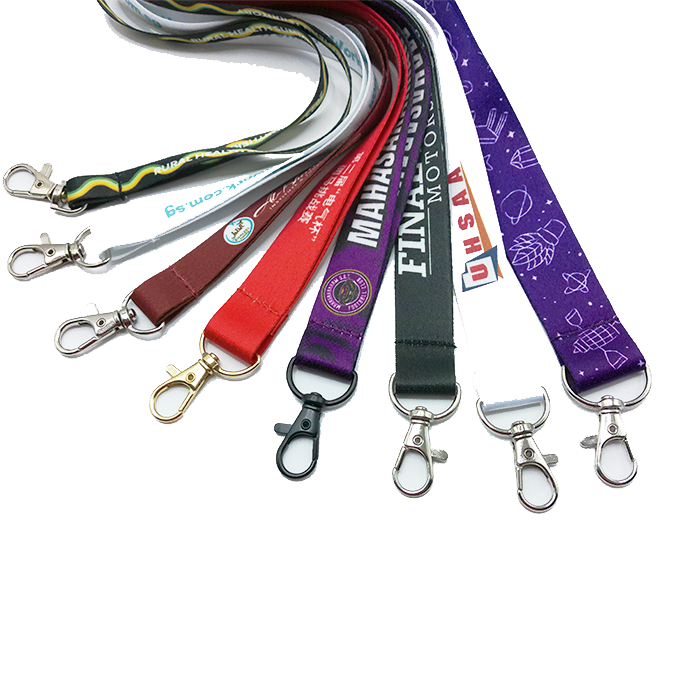 Best selling polyester wrist strap lanyard short keychain Shoulder strap  With Logo Printed Lanyard