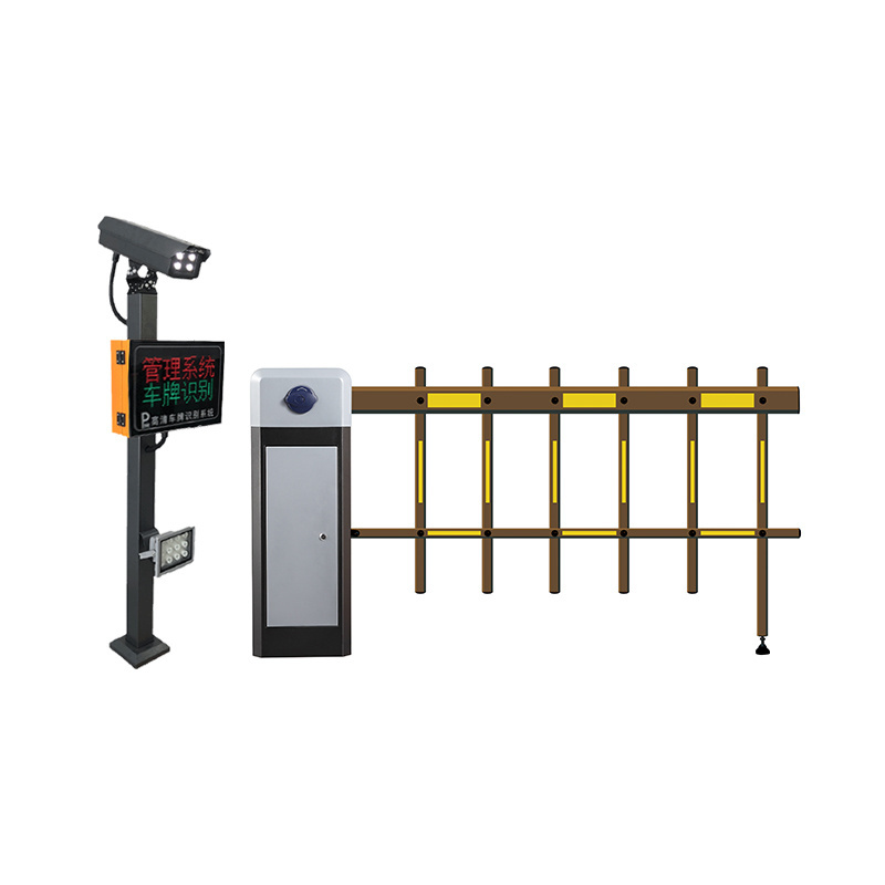 Automatic license plate recognition parking system with self-service payment machine