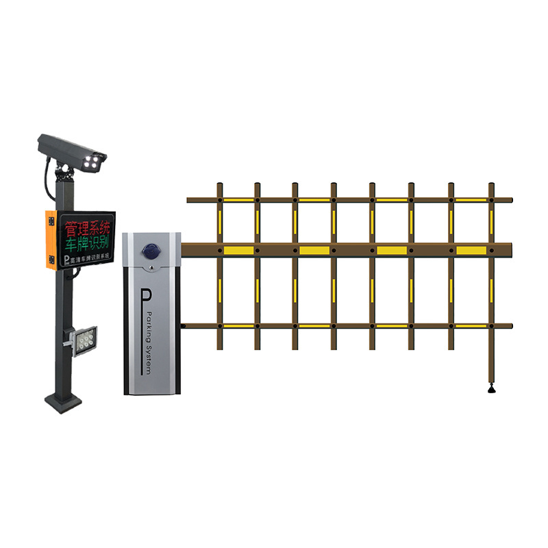 Automatic license plate recognition parking system with self-service payment machine