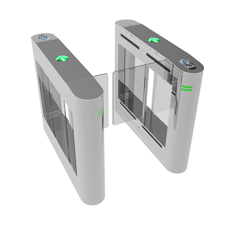 Entrance automatic security small swing turnstile barrier fast speed gate swing barrier qr code turnstile with access control