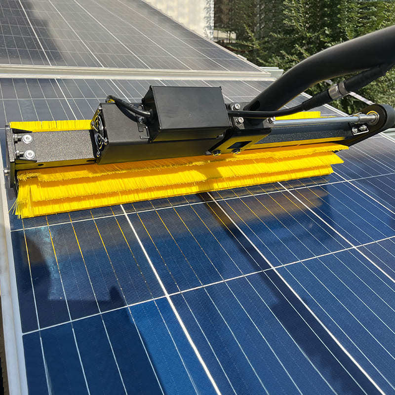 Photovoltaic Solar Panel Cleaning Rotary Brush Equipment To Clean Solar Panel Solar Robot Z1