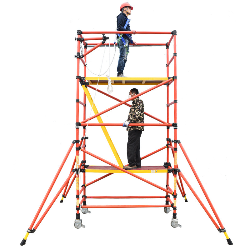 fiberglass electric non conductive scaffolding platforms 6.5ft to 49ft