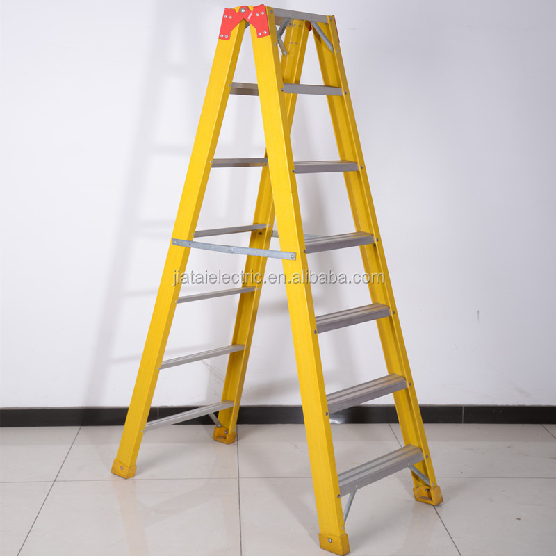 step ladder and double Side Fiberglass folding Step Ladder