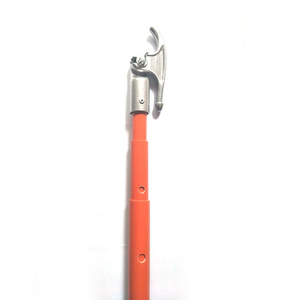 Push Button High Voltage Fiberglass Telescopic Hot Stick for Live Working