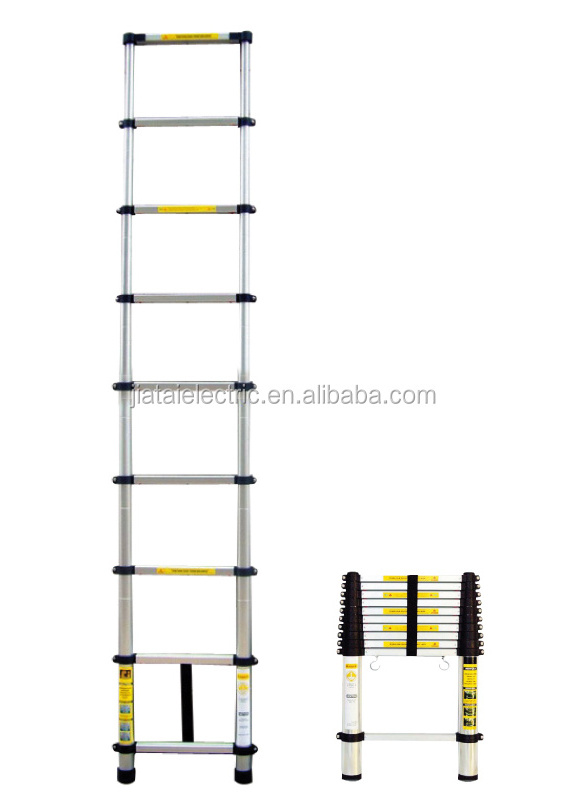 Aluminum Telescopic Ladder en131 Multi-Purpose Compact Ladder for Household Daily or Hobbies