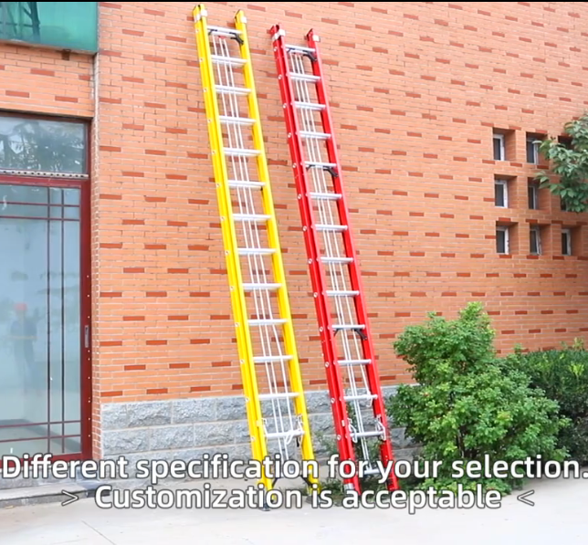 This Factory Supplies Fiberglass Folding Ladder, Fiberglass  Insulation Single Side Extension Elevator