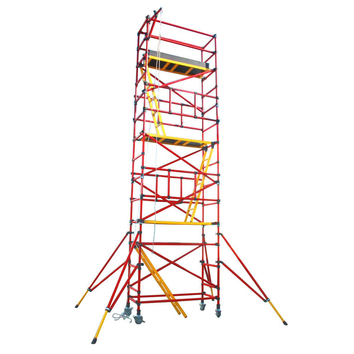 fiberglass electric non conductive scaffolding platforms 6.5ft to 49ft