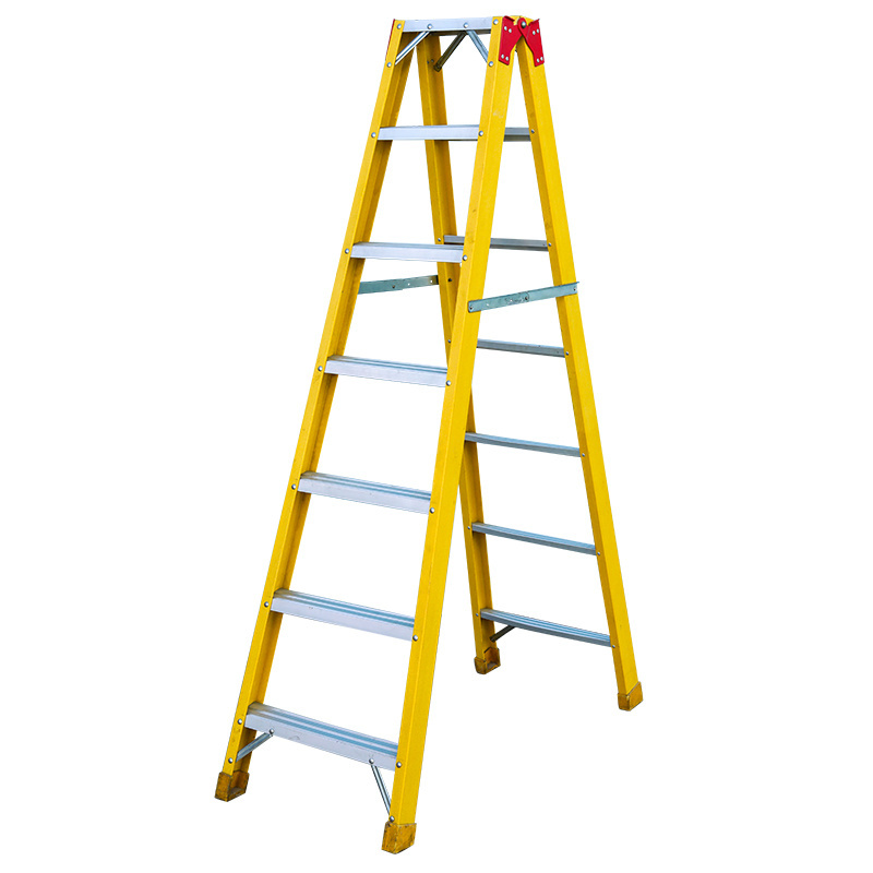 step ladder and double Side Fiberglass folding Step Ladder