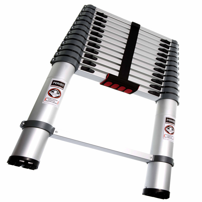 Aluminum Telescopic Ladder en131 Multi-Purpose Compact Ladder for Household Daily or Hobbies