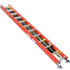 EN131 16-40 steps 2 sections fiberglass telescopic extension ladder