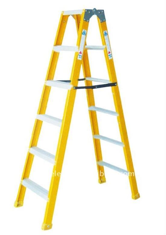 step ladder and double Side Fiberglass folding Step Ladder