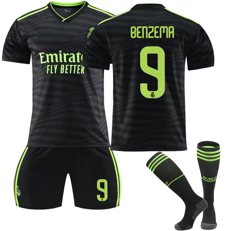 paris saint-germain football jersey black soccer jersey custom set soccer uniform men