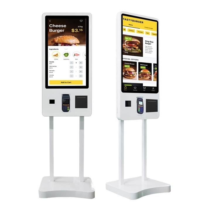 2024 best model parking system payment automatic price checker ordering machine top up kiosk