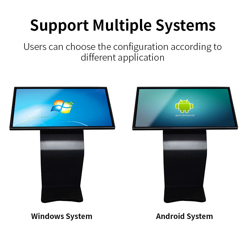 32 inch Table Full HD Digital  Kiosk K Style Information Signage Interactive Touch Kiosk