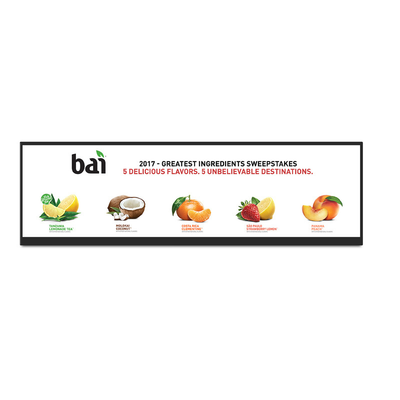 49.5 inch 1920X550 Supermarket Shelf Screen digital display Stretched Bar LCD Advertising Screen