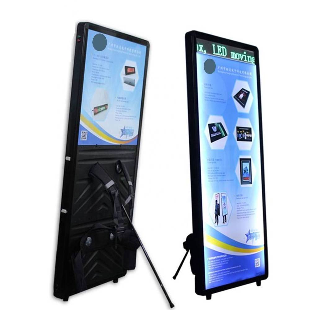 Best quality New Advertising LED Backpack Billboard Digital Walking Board/ Light Boxes Equipment Outdoor Used