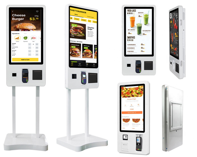 2024 best model parking system payment automatic price checker ordering machine top up kiosk