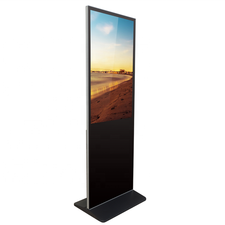 43-Inch Indoor Totem LCD Digital Signage Display Android Infrared Touch Screen for Advertising Shopping Malls Retail Stores