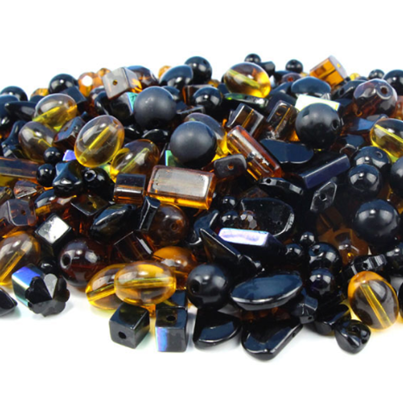 JTMG-13 Wholesale color combination hand painted glass beads with flower inside