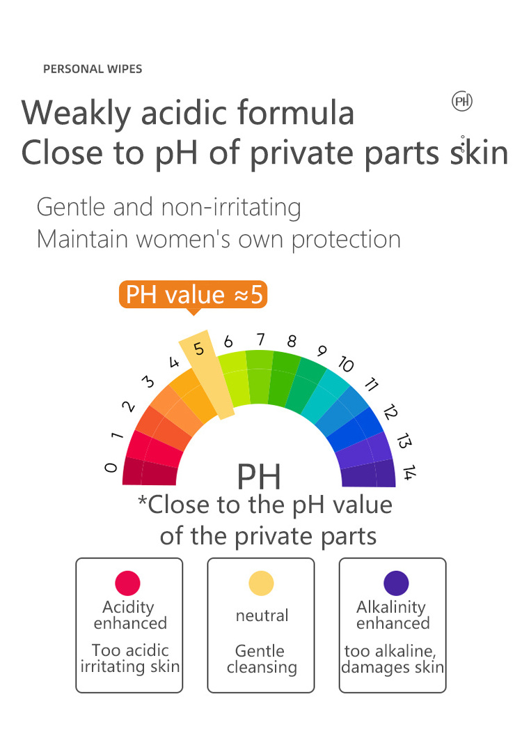Factory Private Label Organic OEM Custom Alcohol Free Femininity After Sex Cleaning Feminine Wet Wipes